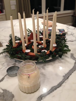 advent wreath candles