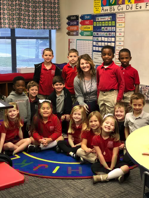 caring teacher kindergarten