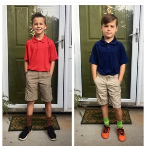 boys first day of school