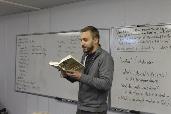 Josh Leland reading great books