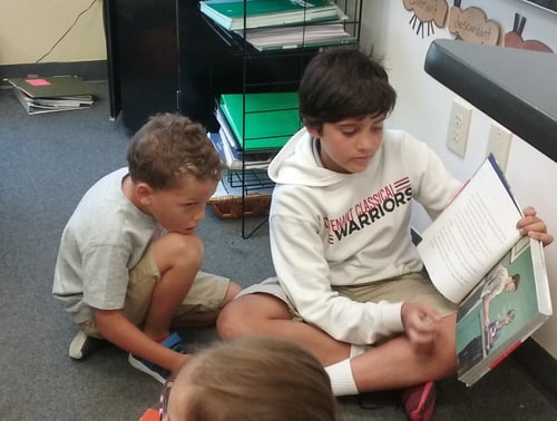 CCS reading buddies boys