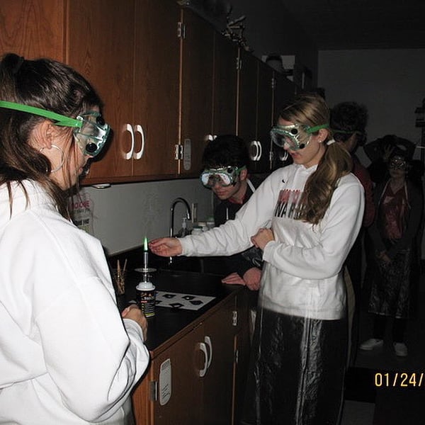 students science lab