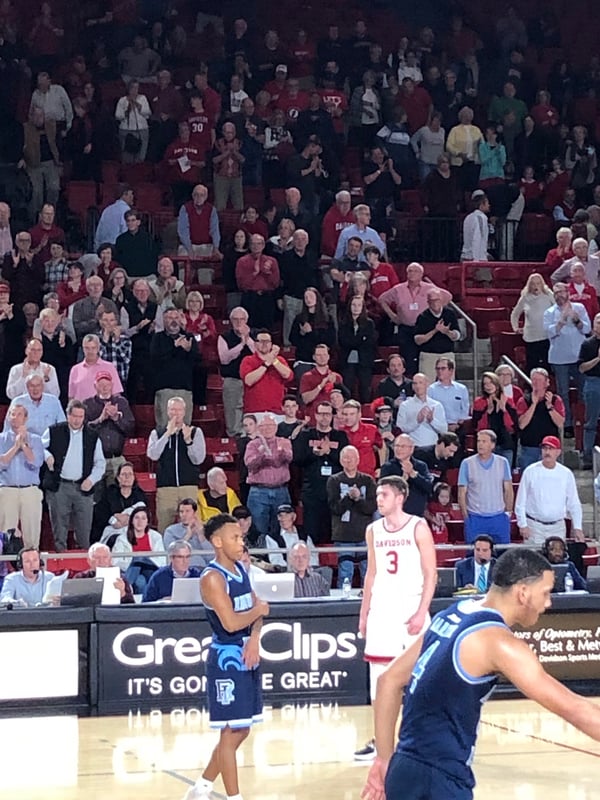 davidson college basketball fans