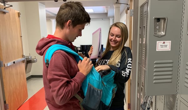 kindness helping friend teenagers